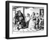 'The Beard and Moustache Movement', 1854-George Cruikshank-Framed Giclee Print