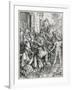 The Bearing of the Cross from the "Great Passion" Series, Pub. 1511-Albrecht Dürer-Framed Giclee Print