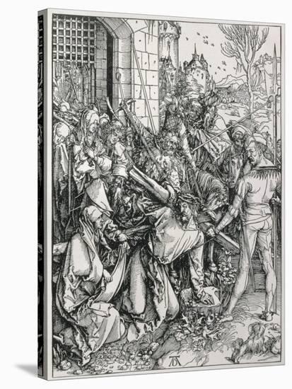 The Bearing of the Cross from the "Great Passion" Series, Pub. 1511-Albrecht Dürer-Stretched Canvas