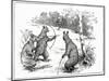 The Bears Practicing Shooting Arrows, from 'The Book of Myths' by Amy Cruse, 1925-null-Mounted Giclee Print