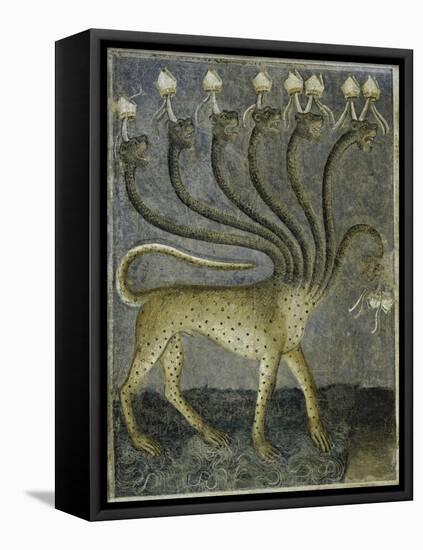 The Beast Comes Out of the Sea-Giusto De' Menabuoi-Framed Stretched Canvas