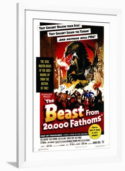 The Beast From 20,000 Fathoms, 1953-null-Framed Premium Giclee Print