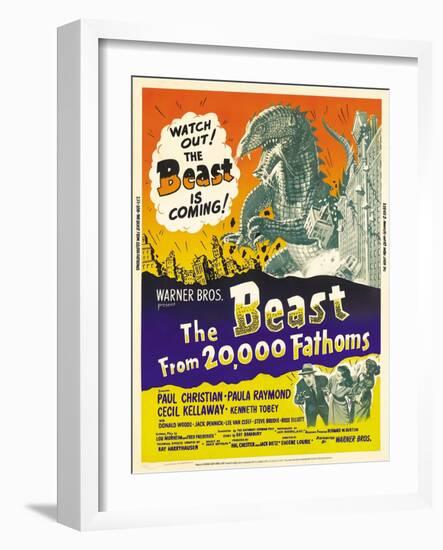 The Beast From 20,000 Fathoms, 1953-null-Framed Art Print