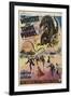 The Beast From 20,000 Fathoms, Belgian Movie Poster, 1953-null-Framed Art Print