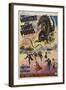 The Beast From 20,000 Fathoms, Belgian Movie Poster, 1953-null-Framed Art Print