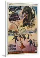 The Beast From 20,000 Fathoms, Belgian Movie Poster, 1953-null-Framed Art Print