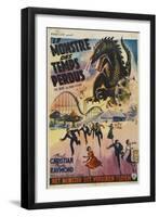 The Beast From 20,000 Fathoms, Belgian Movie Poster, 1953-null-Framed Art Print