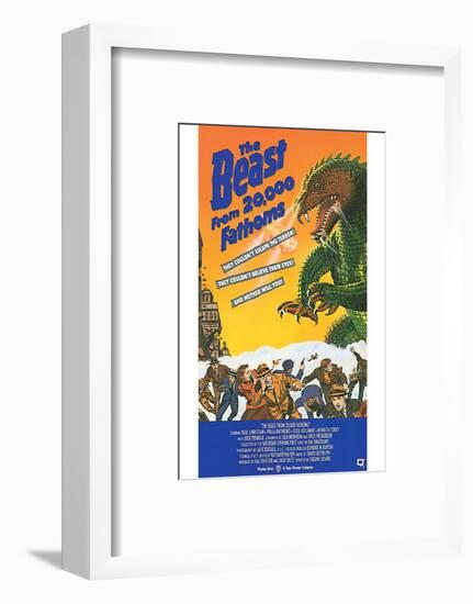 The Beast from 20,000 Fathoms - Movie Poster Reproduction-null-Framed Photo