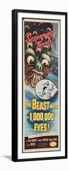 THE BEAST WITH A MILLION EYES, insert poster, 1955.-null-Framed Premium Giclee Print