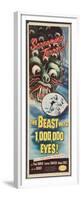 THE BEAST WITH A MILLION EYES, insert poster, 1955.-null-Framed Premium Giclee Print