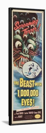 THE BEAST WITH A MILLION EYES, insert poster, 1955.-null-Framed Art Print