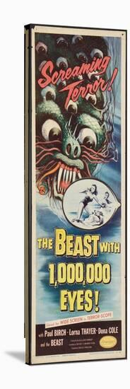 THE BEAST WITH A MILLION EYES, insert poster, 1955.-null-Stretched Canvas