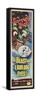 THE BEAST WITH A MILLION EYES, insert poster, 1955.-null-Framed Stretched Canvas