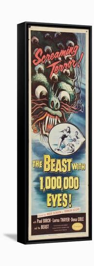 THE BEAST WITH A MILLION EYES, insert poster, 1955.-null-Framed Stretched Canvas
