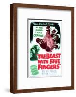 The Beast with Five Fingers - Movie Poster Reproduction-null-Framed Photo