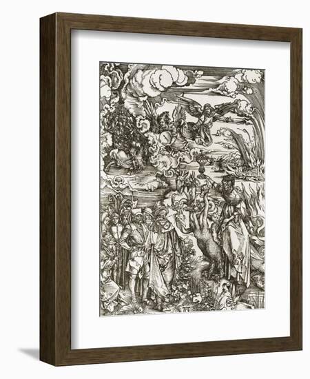The Beast with Two Horns Like a Lamb-Albrecht Dürer-Framed Giclee Print