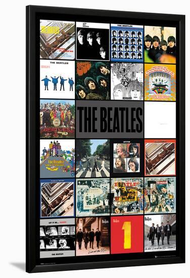 The Beatles- Albums-null-Lamina Framed Poster