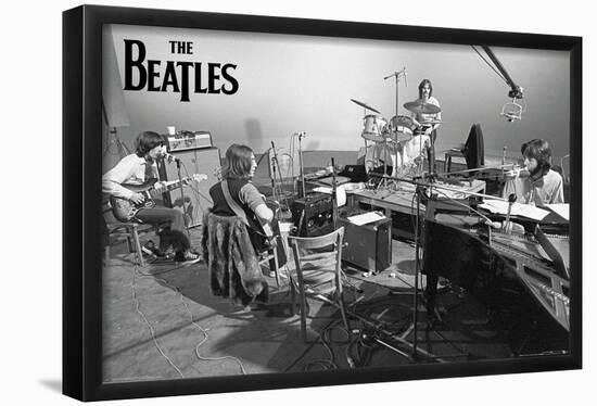 The Beatles - Let It Be Studio-Trends International-Framed Poster