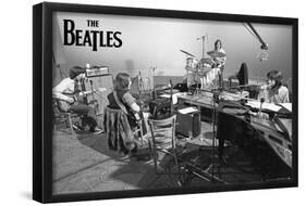 The Beatles - Let It Be Studio-Trends International-Framed Poster