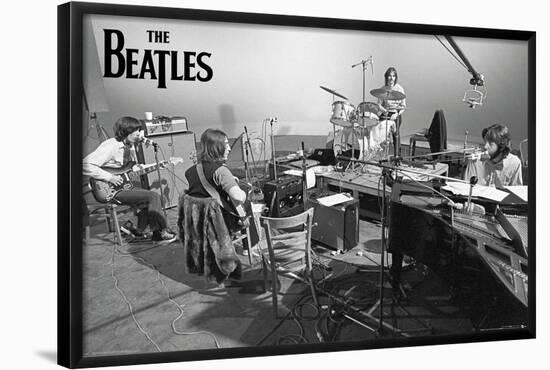 The Beatles - Let It Be Studio-Trends International-Framed Poster