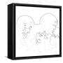 The Beatles Line Drawing II-Logan Huxley-Framed Stretched Canvas