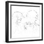 The Beatles Line Drawing II-Logan Huxley-Framed Art Print