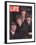 The Beatles, Ringo Starr, George Harrison, Paul Mccartney and John Lennon, August 28, 1964-John Dominis-Framed Photographic Print