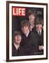 The Beatles, Ringo Starr, George Harrison, Paul Mccartney and John Lennon, August 28, 1964-John Dominis-Framed Photographic Print