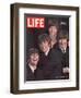 The Beatles, Ringo Starr, George Harrison, Paul Mccartney and John Lennon, August 28, 1964-John Dominis-Framed Premium Photographic Print