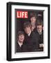 The Beatles, Ringo Starr, George Harrison, Paul Mccartney and John Lennon, August 28, 1964-John Dominis-Framed Premium Photographic Print