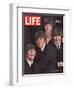 The Beatles, Ringo Starr, George Harrison, Paul Mccartney and John Lennon, August 28, 1964-John Dominis-Framed Premium Photographic Print