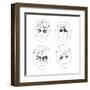 The Beatles-Logan Huxley-Framed Art Print