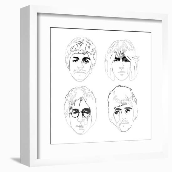 The Beatles-Logan Huxley-Framed Art Print