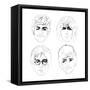 The Beatles-Logan Huxley-Framed Stretched Canvas