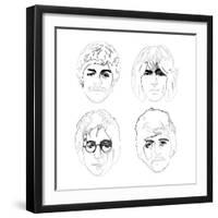 The Beatles-Logan Huxley-Framed Art Print