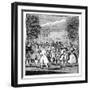 The Beau Monde in St James's Park, 1750-LP Boitard-Framed Giclee Print