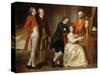 The Beaumont Family-George Romney-Stretched Canvas