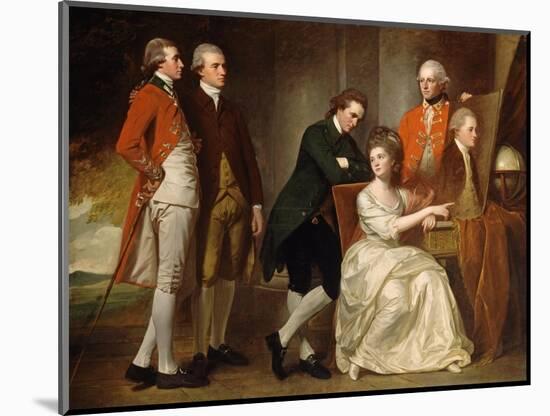 The Beaumont Family-George Romney-Mounted Giclee Print