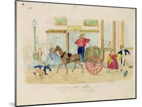 The Beauties of Street Sprinkling, New York City, 1856-Thomas Worth-Mounted Giclee Print