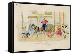 The Beauties of Street Sprinkling, New York City, 1856-Thomas Worth-Framed Stretched Canvas