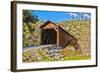 The Beautiful Bridgeport Covered Bridge over South Fork of Yuba River in Penn Valley, California-John Alves-Framed Photographic Print