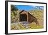 The Beautiful Bridgeport Covered Bridge over South Fork of Yuba River in Penn Valley, California-John Alves-Framed Photographic Print