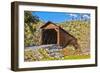 The Beautiful Bridgeport Covered Bridge over South Fork of Yuba River in Penn Valley, California-John Alves-Framed Photographic Print