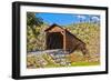 The Beautiful Bridgeport Covered Bridge over South Fork of Yuba River in Penn Valley, California-John Alves-Framed Photographic Print