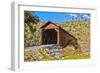 The Beautiful Bridgeport Covered Bridge over South Fork of Yuba River in Penn Valley, California-John Alves-Framed Photographic Print