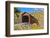 The Beautiful Bridgeport Covered Bridge over South Fork of Yuba River in Penn Valley, California-John Alves-Framed Photographic Print