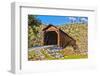 The Beautiful Bridgeport Covered Bridge over South Fork of Yuba River in Penn Valley, California-John Alves-Framed Photographic Print