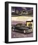 The Beautiful Chrysler - Black-null-Framed Art Print