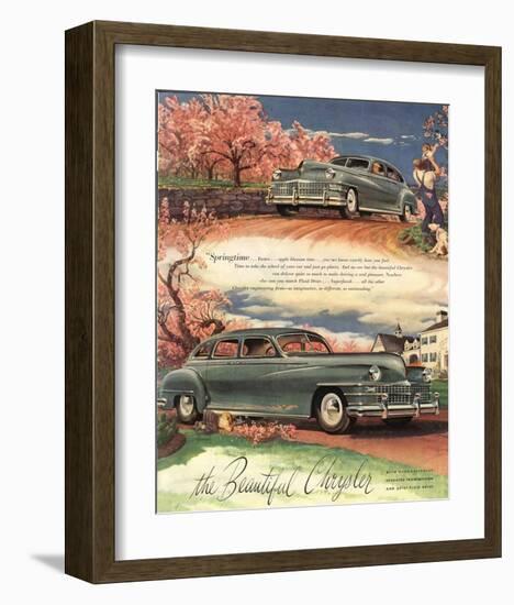 The Beautiful Chrysler II-null-Framed Art Print