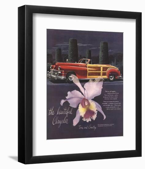 The Beautiful Chrysler-Orchid-null-Framed Art Print